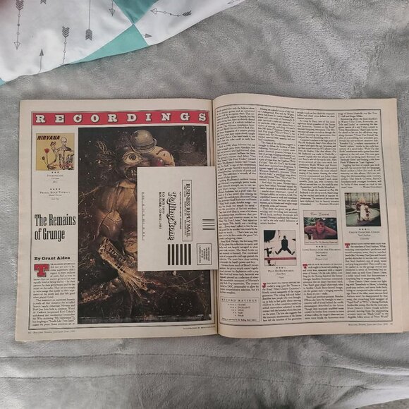 Neil Young Rolling Stone Magazine January 21 1993 - Picture 9 of 10